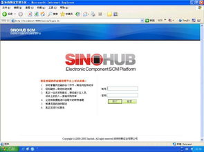 sinohub scm系统界面